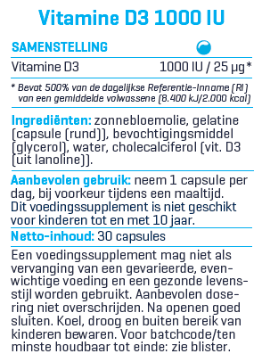 Body&ampFit Vitamin D3 1000IU | kupuj na FitnessMuscle.eu